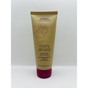 Aveda Cherry Almond Body Scrub Exfoliate Wash Cherry Blossom 6.7oz 200ml NeW